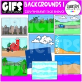 GIFs - Backgrounds 1 - Animated Images - {Educlips}