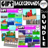 GIFs - Backgrounds Duo Bundle - Animated Images - {Educlips}
