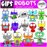 GIFs - ROBOTS - Animated Images - {Educlips}