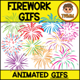 GIFs l Celebration Fireworks - Animated Digital Clipart l TWMM