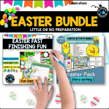 Preview of GIGANTIC Easter bundle of activities