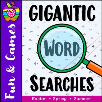 Preview of GIGANTIC WORD SEARCHES for Easter, Spring and Summer