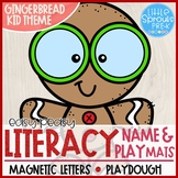 GINGERBREAD KID • Easy Peasy Name and Play Mats • Magnetic