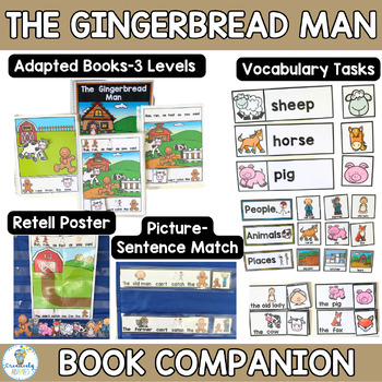 Preview of THE GINGERBREAD MAN Adapted Book Companion