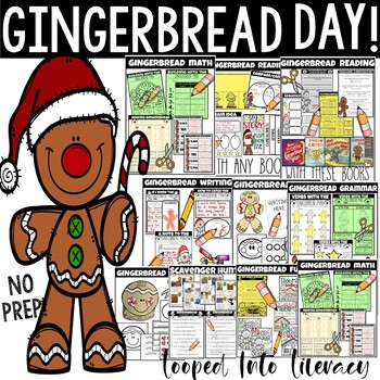 Preview of GINGERBREAD MAN HOUSE DAY HOW TO CATCH A GINGERBREAD MAN NINJABREAD TOUGH COOKIE