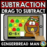 GINGERBREAD MAN MATH ACTIVITY SUBTRACTION WITHIN 10 BOOM C