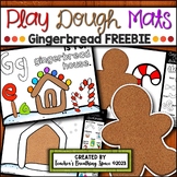 GINGERBREAD Play Dough Mats for Christmas FREEBIE!!!