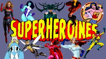 Preview of GIRL POWER! The history of female super heroines!  (Slideshow)