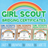 GIRL SCOUTS Bridging Certificates DAISIES, BROWNIES, JUNIO