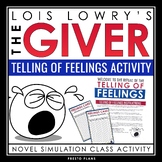 The Giver Activity - The Telling of Feelings Ceremony Nove