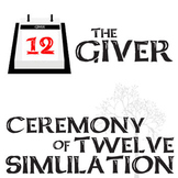 THE GIVER Ceremony of 12 Activity