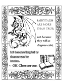 GK Chesterton Color Fairytale Quote