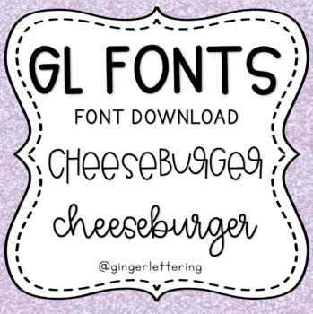 Preview of GL Fonts: Cheeseburger