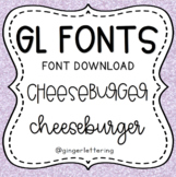 GL Fonts: Cheeseburger
