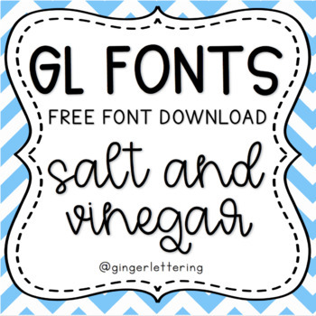 Preview of GL Fonts: Salt and Vinegar Chips