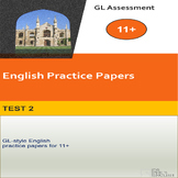 GL Style 11+ English Practice Paper 2 (Reading Comprehension)