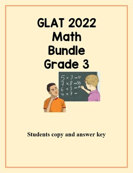Preview of GLAT 2022 Math grade 3