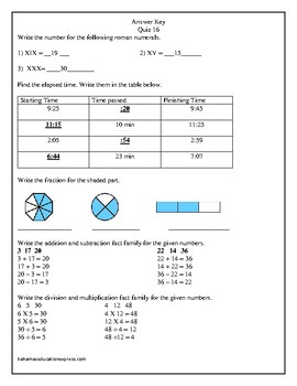 Math Concepts By Grade