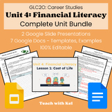 GLC2O Unit 4: Financial Literacy Bundle - Budgeting for Po