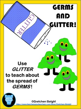 Preview of GLITTER AND GERMS - An Activity and Follow-up Worksheets