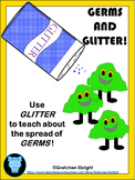 GLITTER AND GERMS - An Activity and Follow-up Worksheets