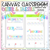 GLITTER & TASSELS BANNERS AND BUTTONS FOR CANVAS DISTANCE 