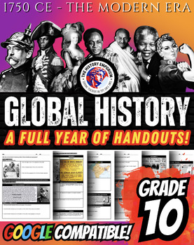 Preview of GLOBAL HISTORY COMPLETE CURRICULUM, 1750-Today (World History)