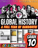 GLOBAL HISTORY COMPLETE CURRICULUM, 1750-Today (World History)