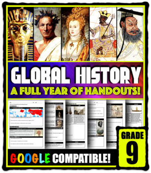 Preview of GLOBAL HISTORY COMPLETE CURRICULUM, Paleolithic Era to 1750 (World History)