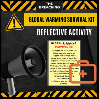 Preview of GLOBAL WARMING: Survival Kit - Reflective activity!