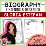 GLORIA ESTEFAN Music Listening Activities and Biography Re