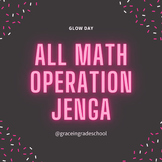GLOW DAY - All Math Jenga