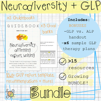 Preview of Gestalt Language Processing & Neurodiversity BUNDLE | IEP Goals | Speech therapy