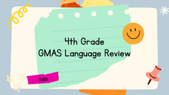 Preview of GMAS ELA Review Game