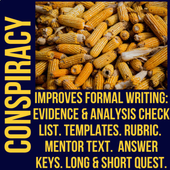 Preview of GMOs - Conspiracy Theory- Food - Listen, Short Answer, & Paragraph