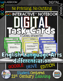 Ela Differentiation Digital Task Cards Google Drive Paperl