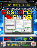 Research Writing Digital Notebook Paperless Google Drive Resource
