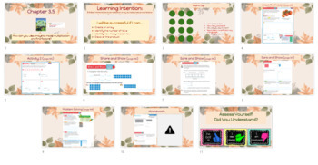Preview of GO MATH Chapter 3 (Grade 3), Google Slides/PP for whole chapter (Editable)