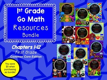 Preview of GO Math First Grade Common Core Bundle!