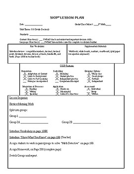 GO Math Lesson Plans 5th Grade Chapter 5 | TpT