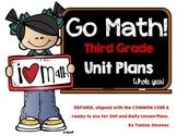 GO Math! Third Grade Unit & Daily Lesson Plans for the WHO