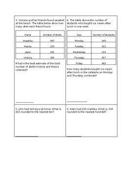 Preview of GO Math! grade 3 Chapter 1 practice