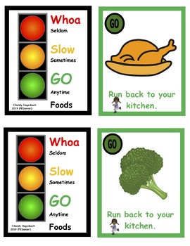 Go Slow Whoa Foods Chart
