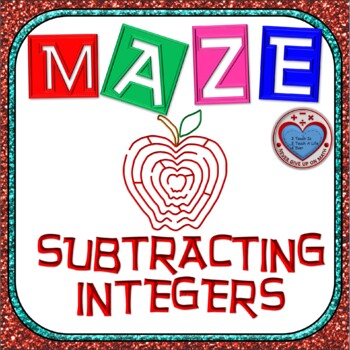 Preview of Maze - Subtracting Integers