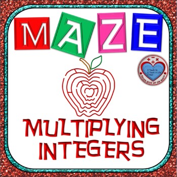 Preview of Maze - Multiplying Integers