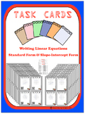 Task Cards 74- Writing Linear Equation -Standard & Slope-i