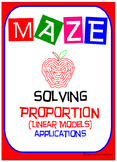 Maze - Solving Proportions - Real World Applications