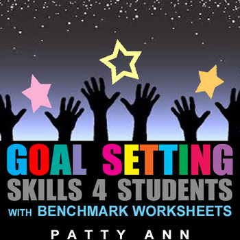 Preview of Goal Setting Student Data Tracking Sheets Benchmark Advance Guided Templates