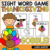Thanksgiving Sight Word Game