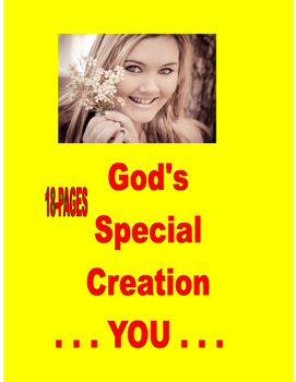 Preview of GOD'S SPECIAL CREEATION . . . YOU!  LAB ACTIVITY